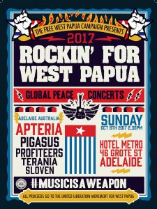 Rockin' for West Papua Sun 8 Oct 2.30pm
